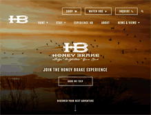 Tablet Screenshot of honeybrake.com